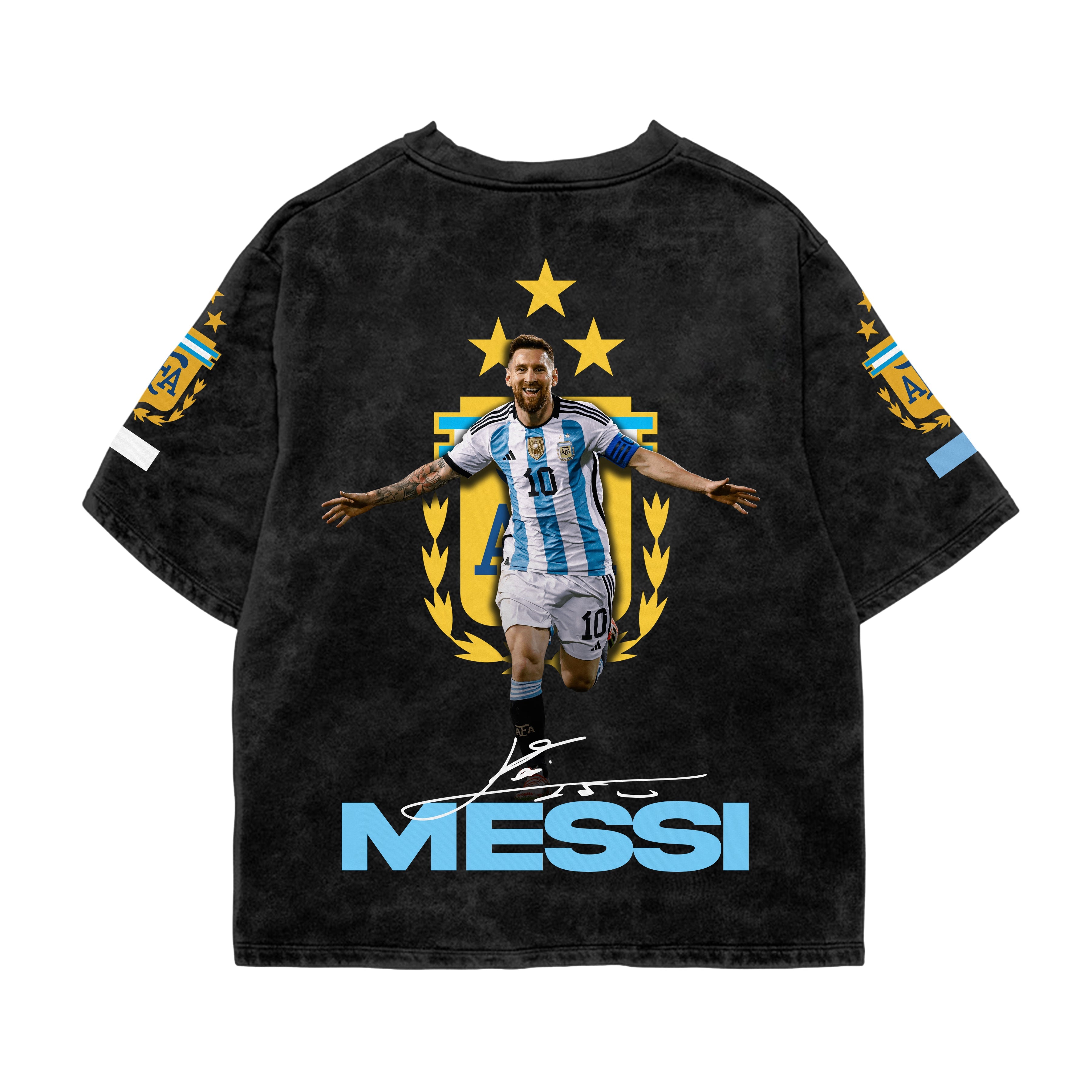 Celestial Striker Oversized Tee – Football Streetwear | OUR KARMA