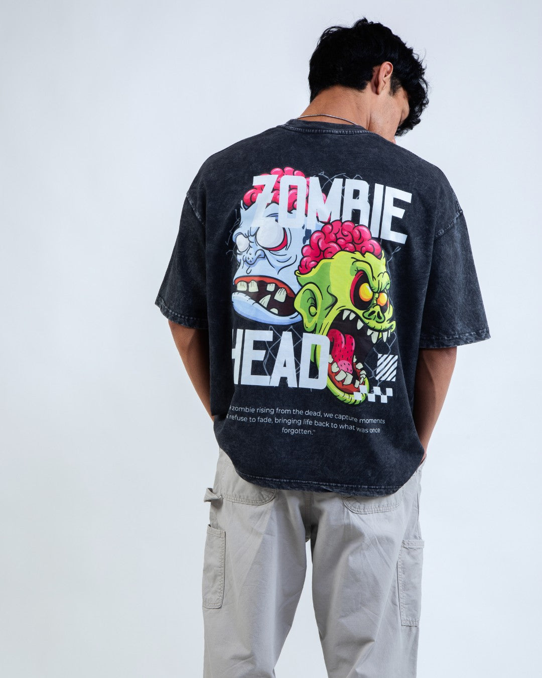 ZOMBIE HEADCASE OVERSIZED TEE