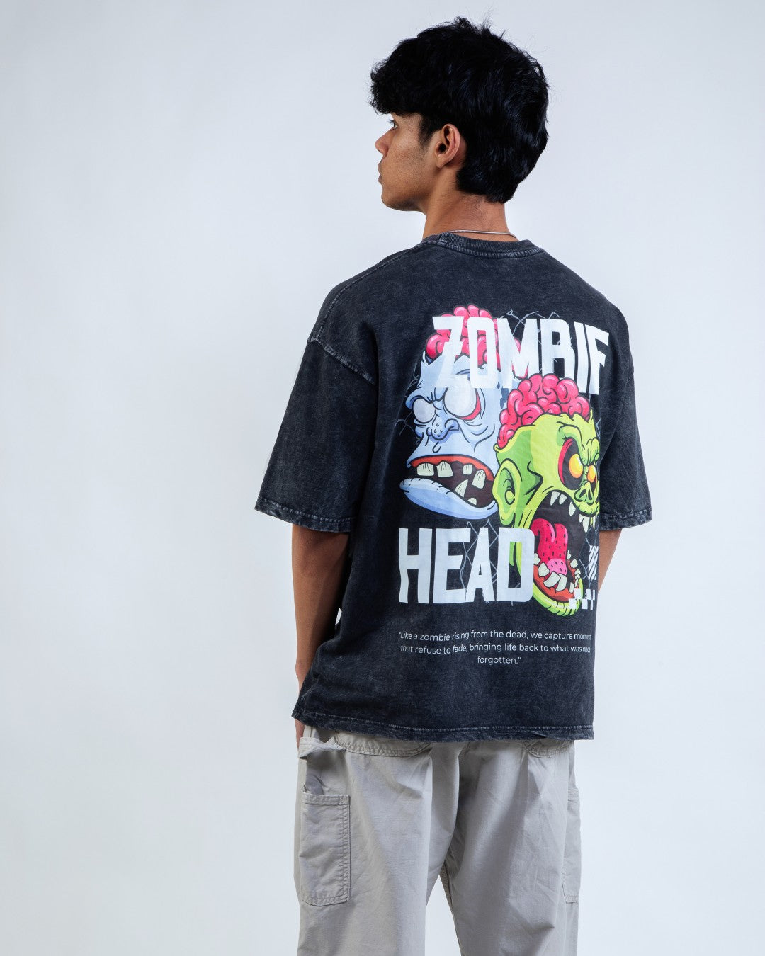 ZOMBIE HEADCASE OVERSIZED TEE