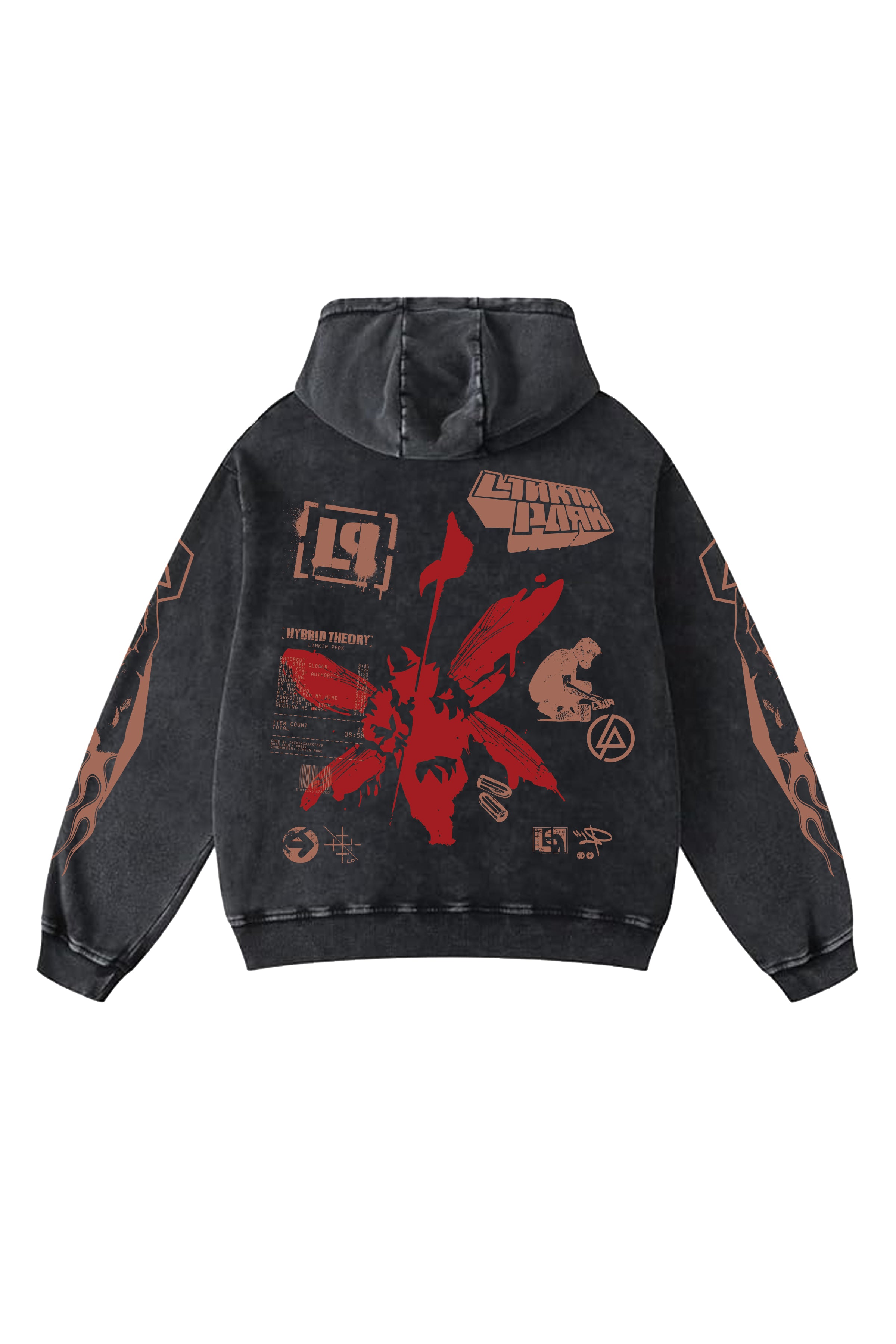 Linkin Acid Wash Oversized Hoodie – OUR KARMA