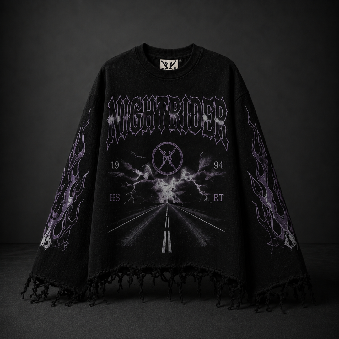 NIGHT RIDER WAFFLE KNIT