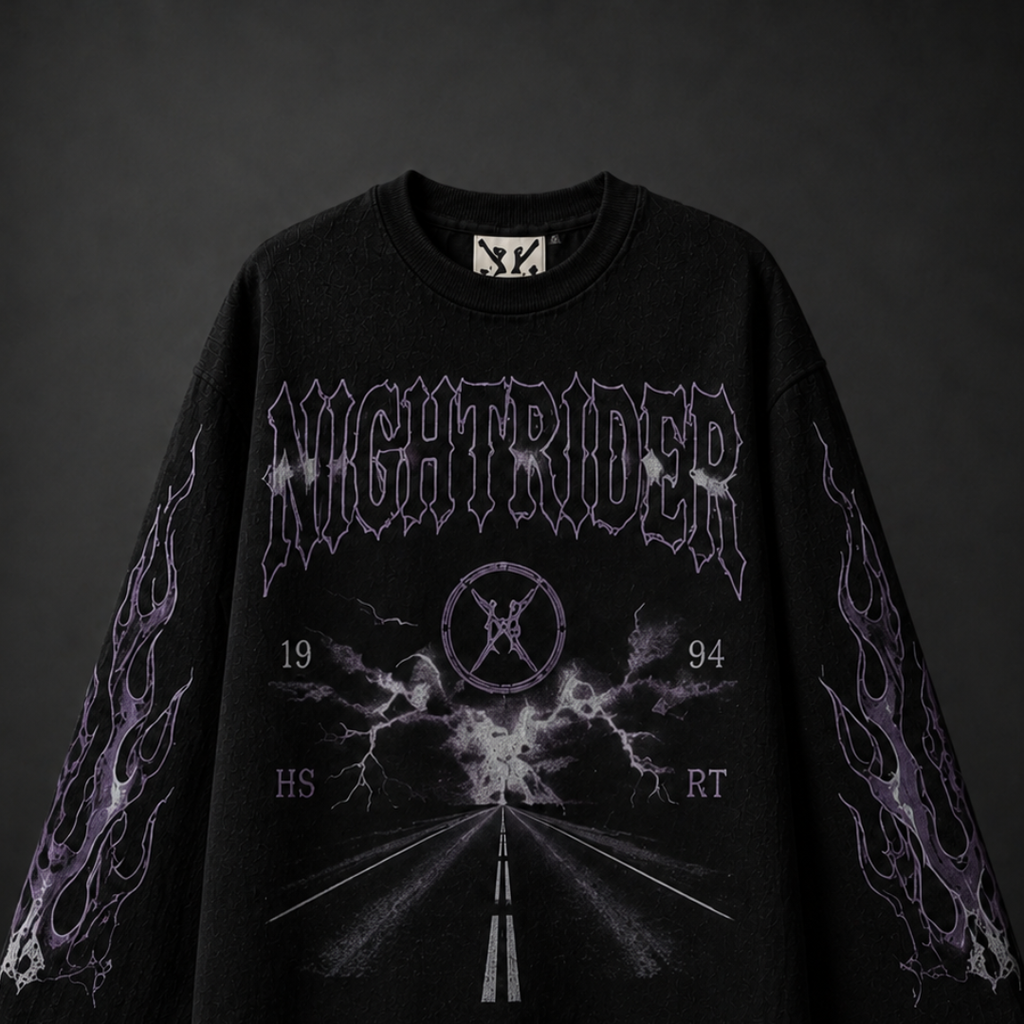 NIGHT RIDER WAFFLE KNIT