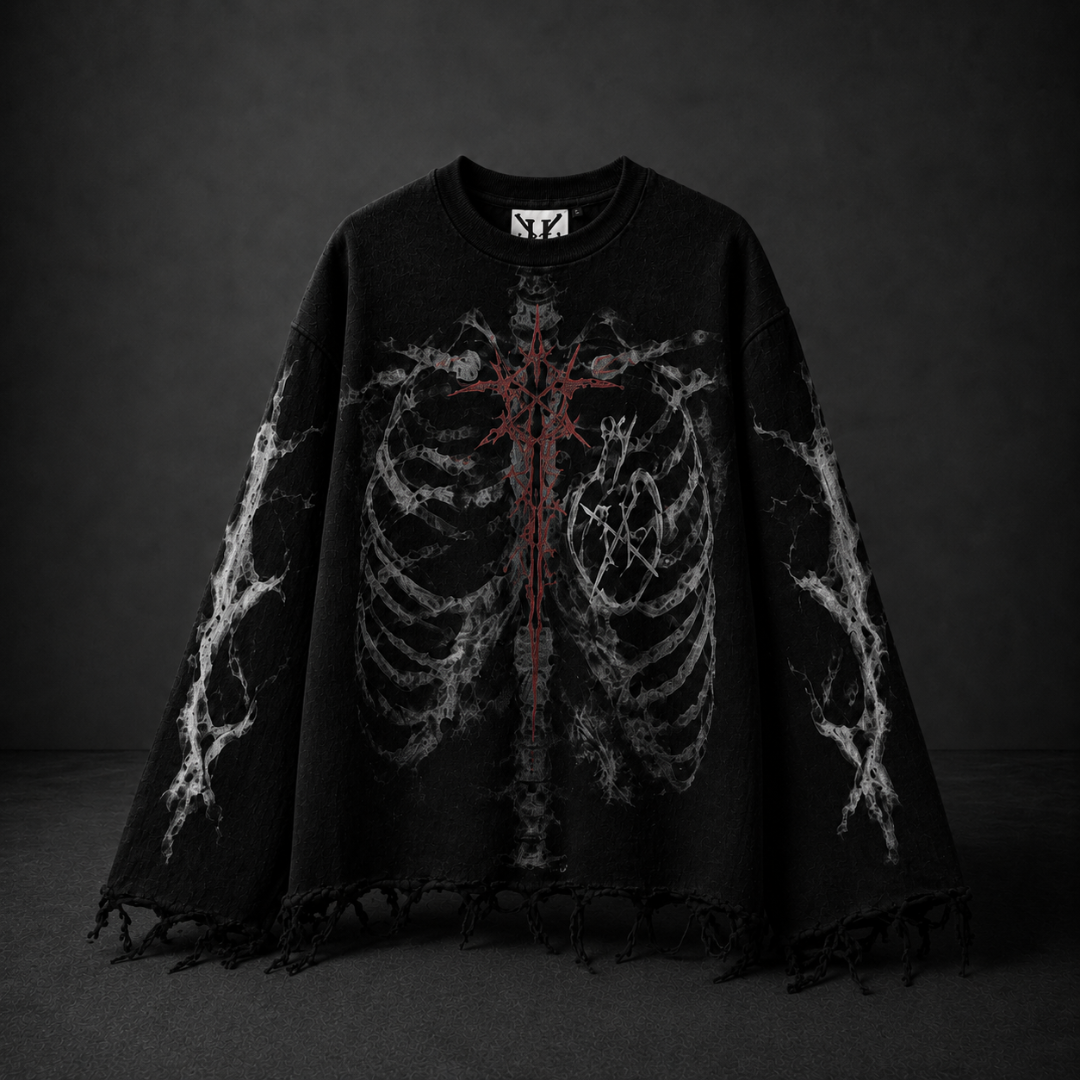CURSED ANATOMY WAFFLE TEE