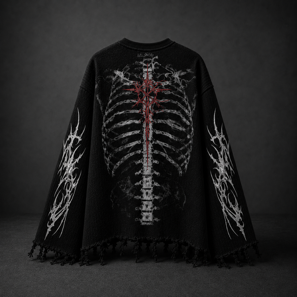CURSED ANATOMY WAFFLE TEE