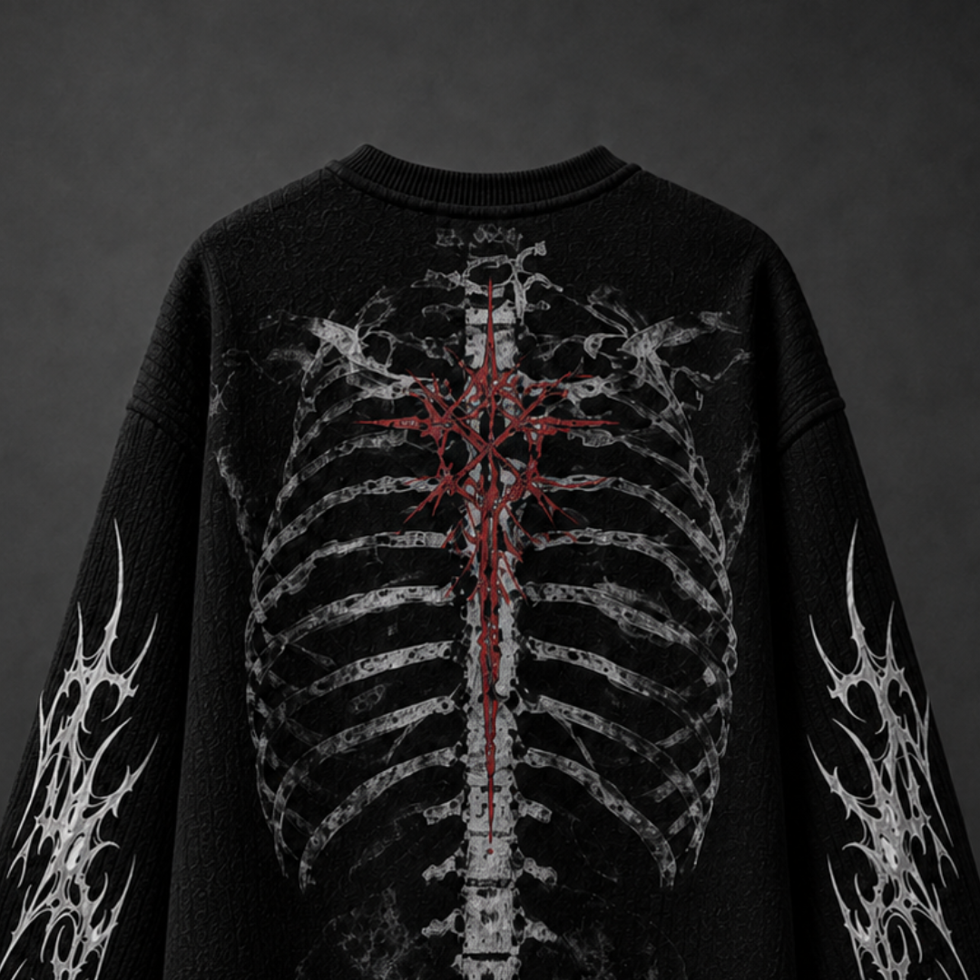 CURSED ANATOMY WAFFLE TEE