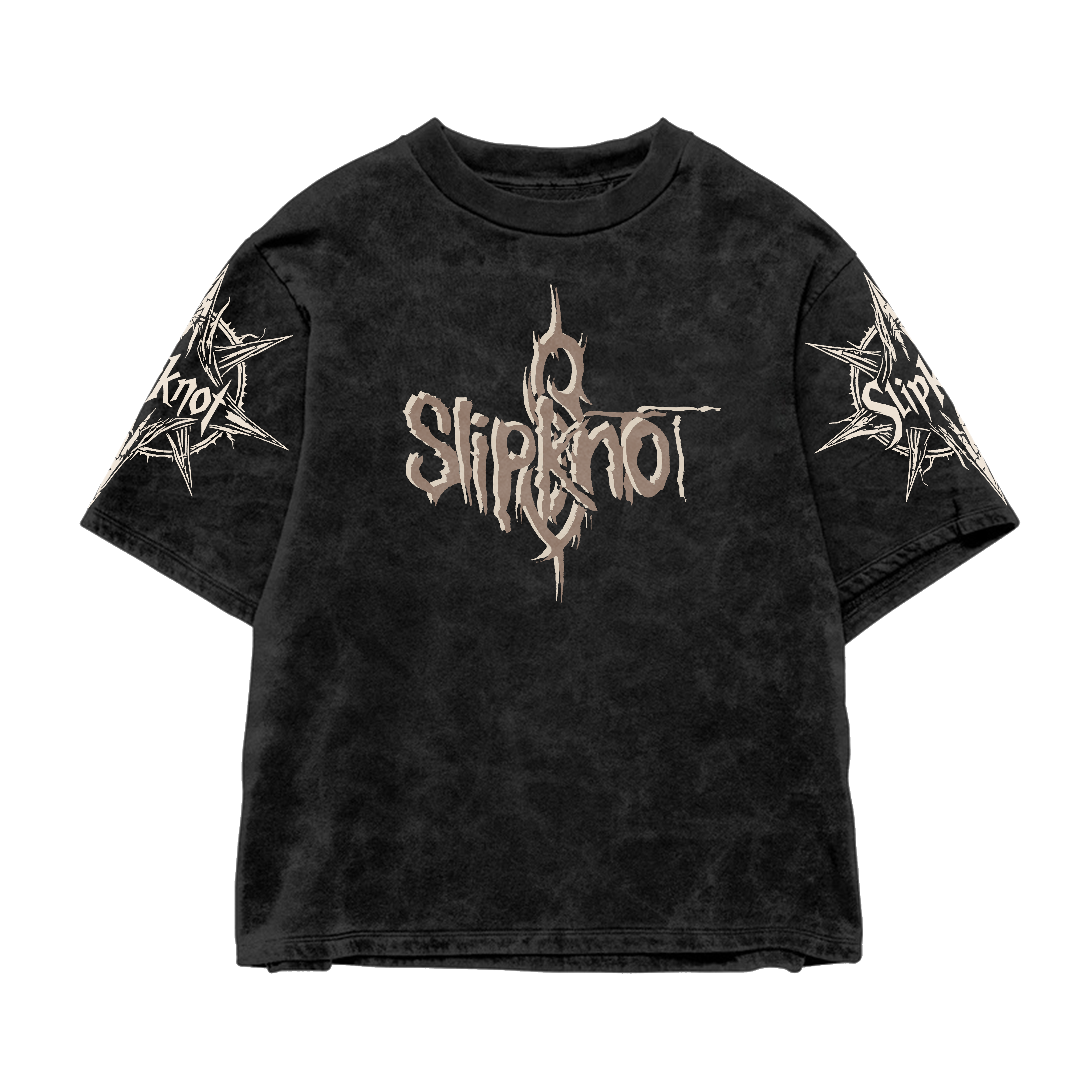 Slipknot Acid Wash Oversized Tee