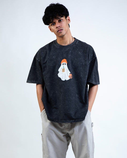 BOO Ghost Oversized Tee