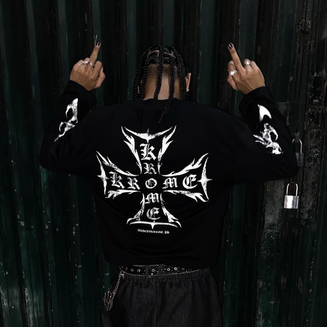 Chrome Cross Full Sleeve Tee