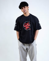 OVO INSTINCT BLACK OVERSIZED TEE