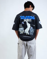 UTOPIA RAGER ACID WASH OVERSIZED TEE
