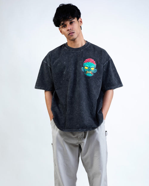 ALIEN UNDEAD INVASION OVERSIZED TEE OUR KARMA
