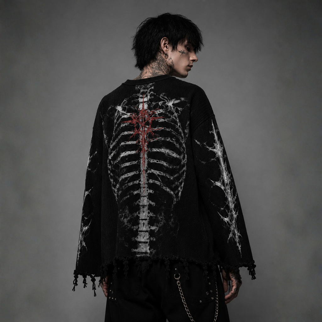 CURSED ANATOMY WAFFLE TEE