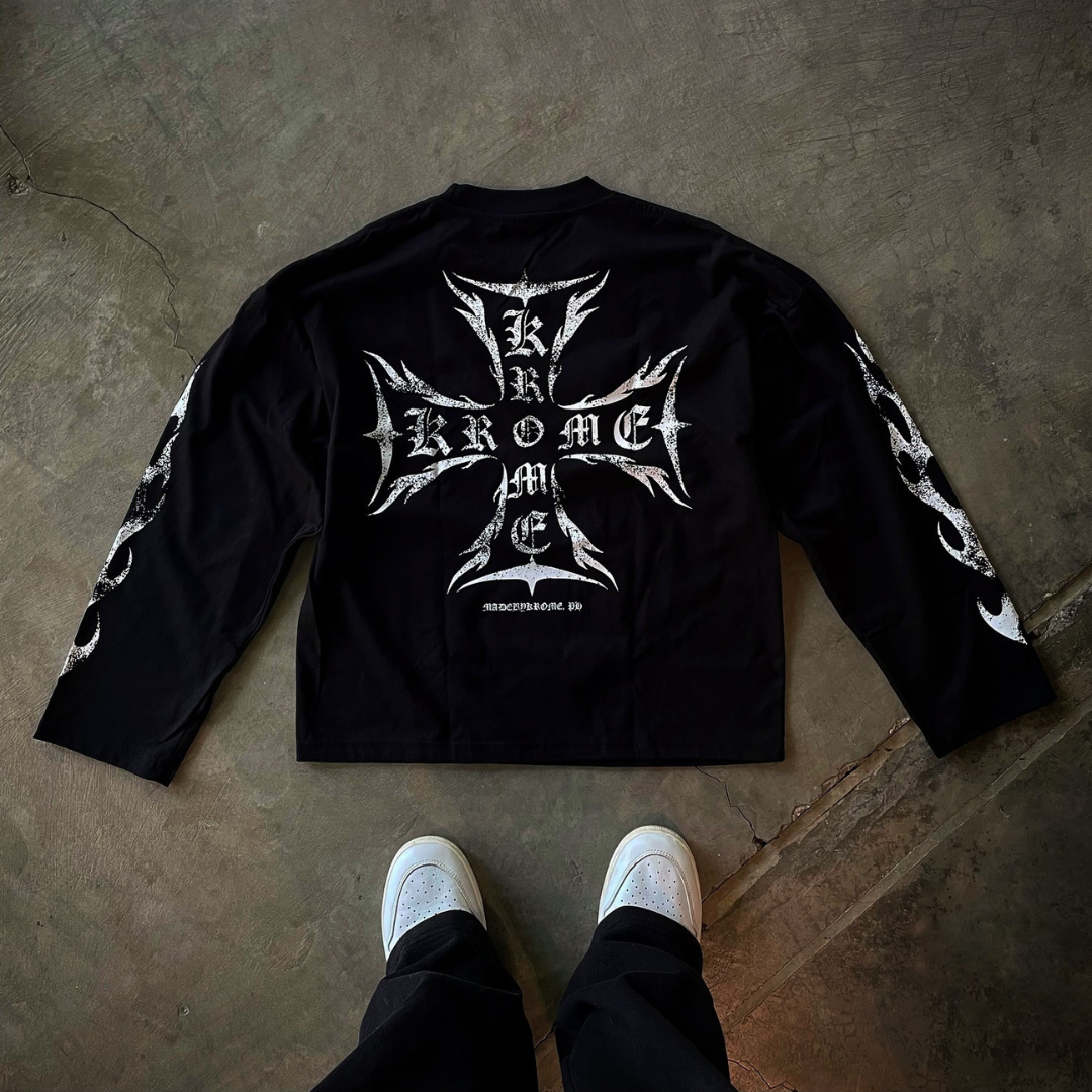 Chrome Cross Full Sleeve Tee