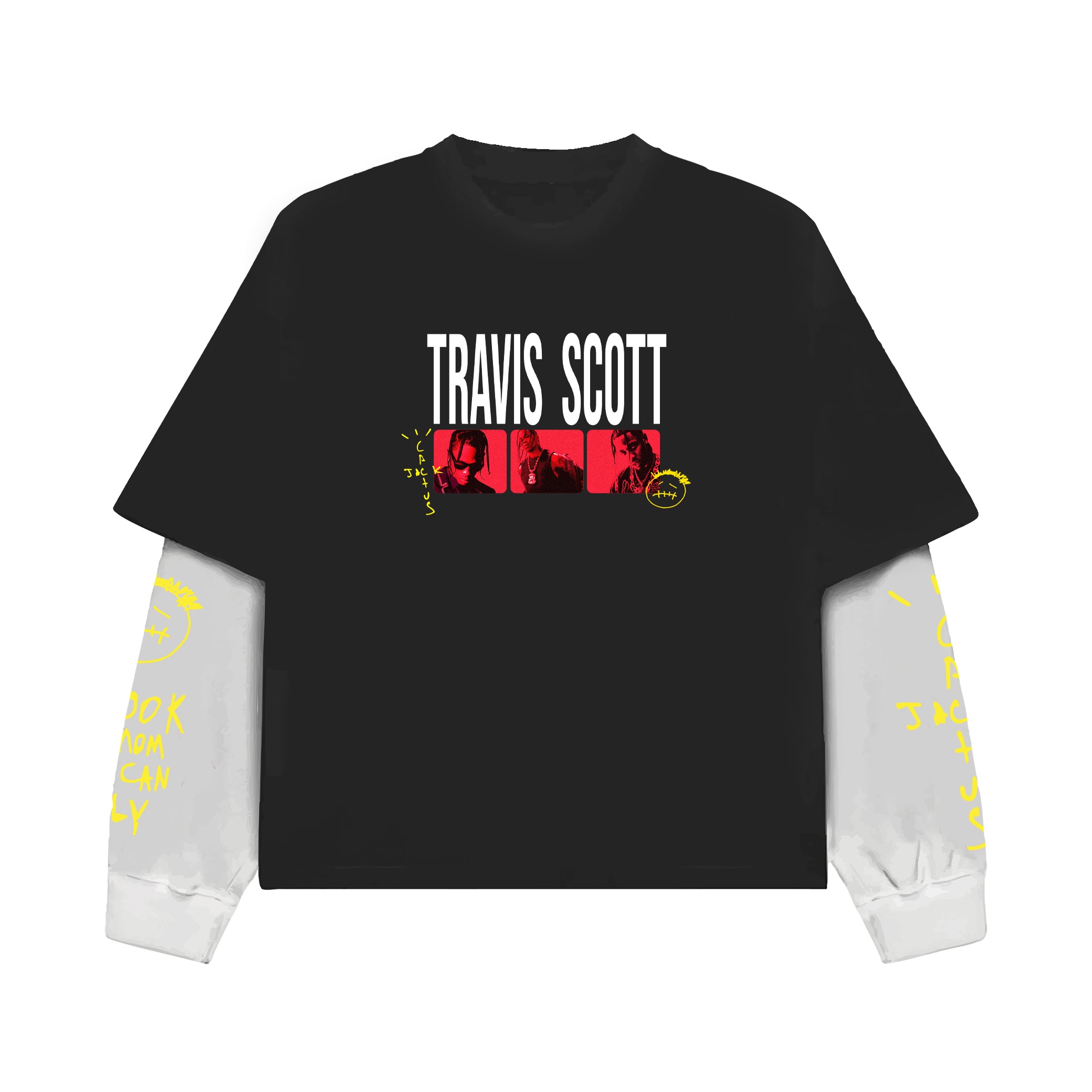 TRAVIS RETRO OVERSIZED LONG SLEEVE TEE