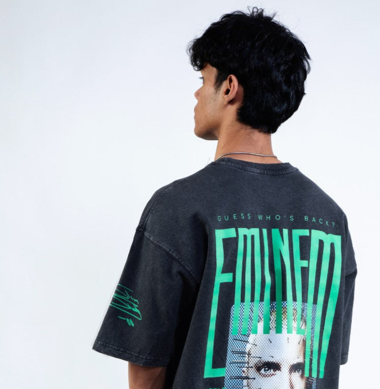 MARSHALL MODE ACID WASH OVERSIZED TEE
