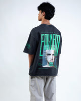 MARSHALL MODE ACID WASH OVERSIZED TEE