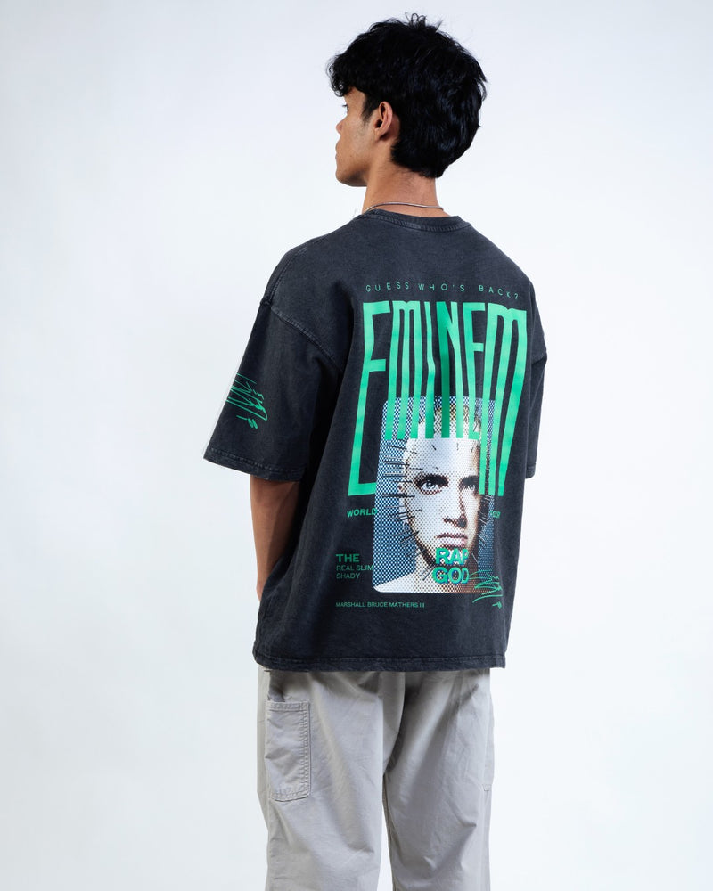 MARSHALL MODE ACID WASH OVERSIZED TEE