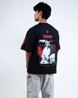 GOOD KID GONE ROGUE SOLID BLACK OVERSIZED TEE