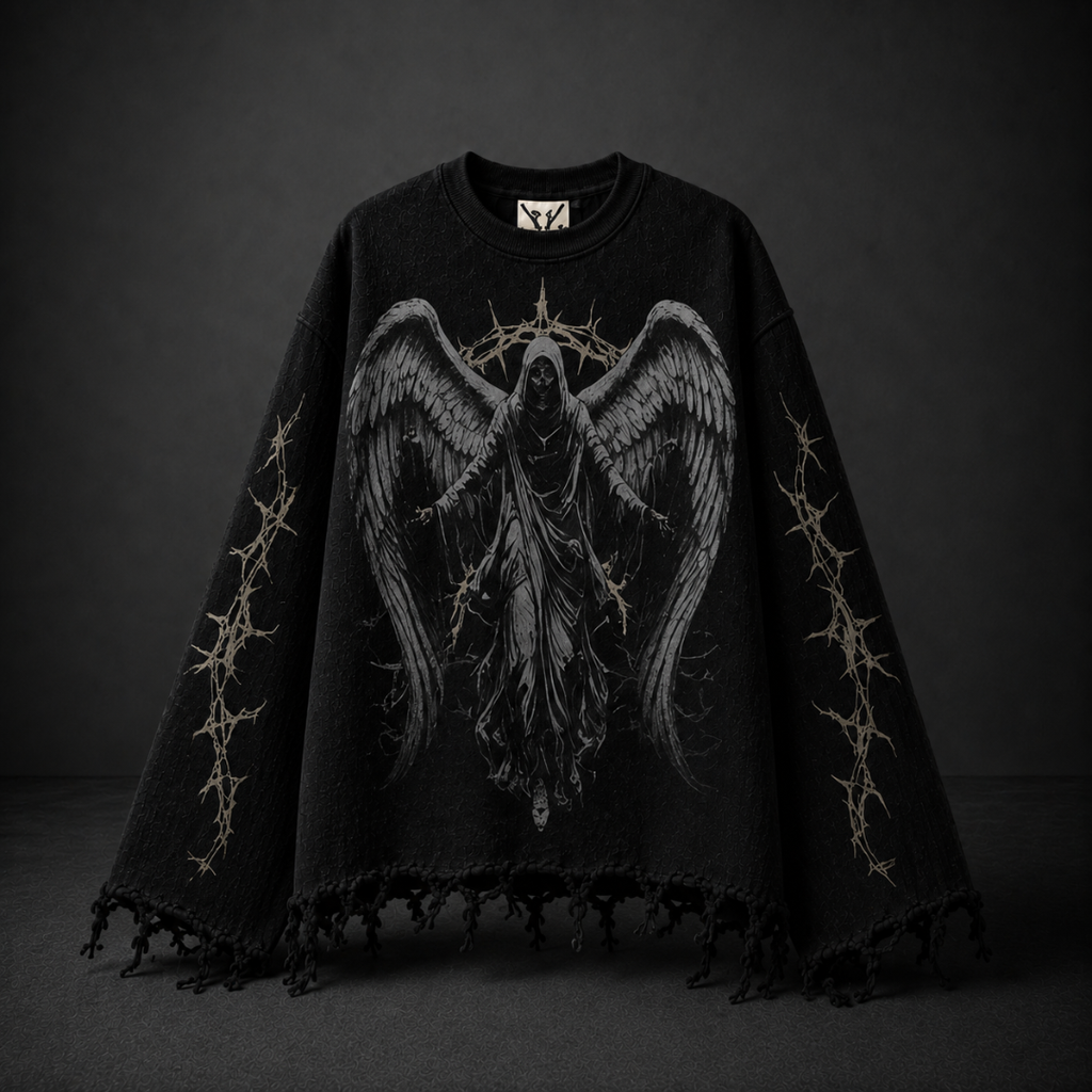 CHAOS IS KING WAFFLE KNIT