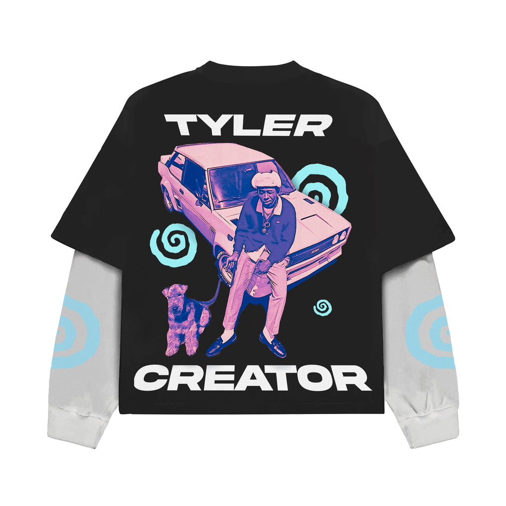 CREATOR STAR OVERSIZED LONG SLEEVE TEE OUR KARMA