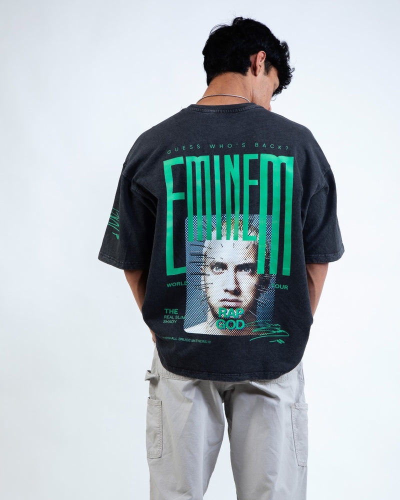MARSHALL MODE ACID WASH OVERSIZED TEE