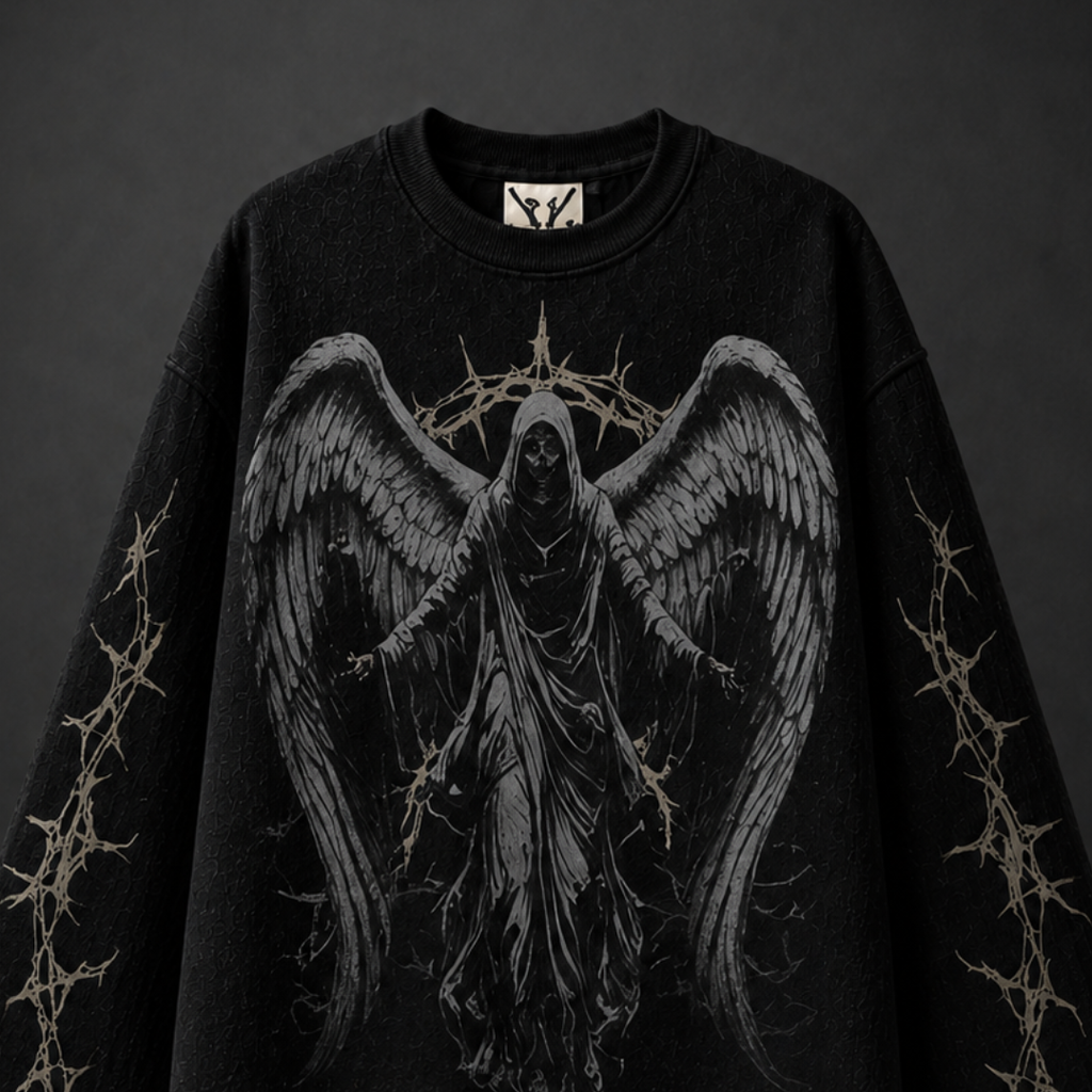 CHAOS IS KING WAFFLE KNIT