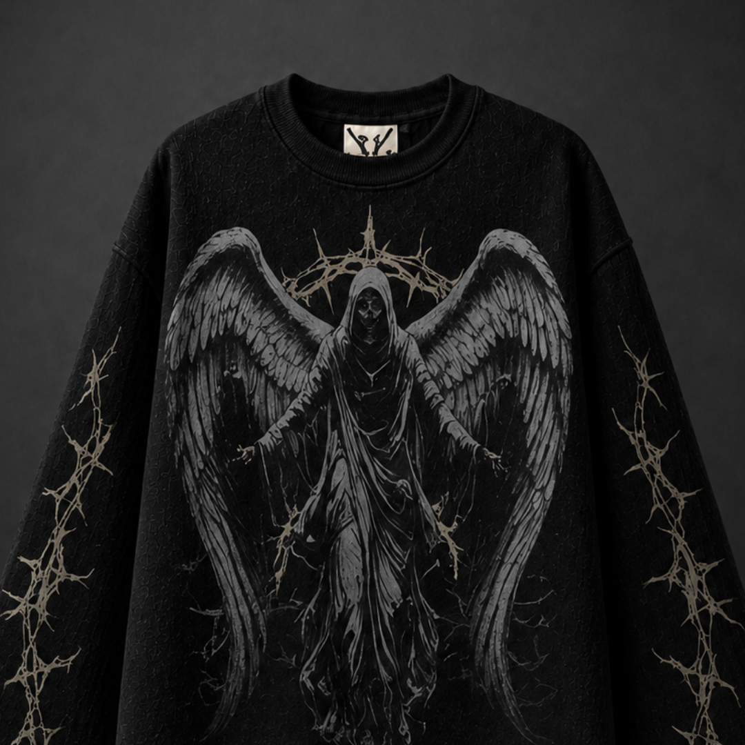 CHAOS IS KING WAFFLE KNIT