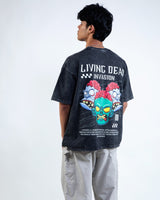 ALIEN UNDEAD INVASION OVERSIZED TEE
