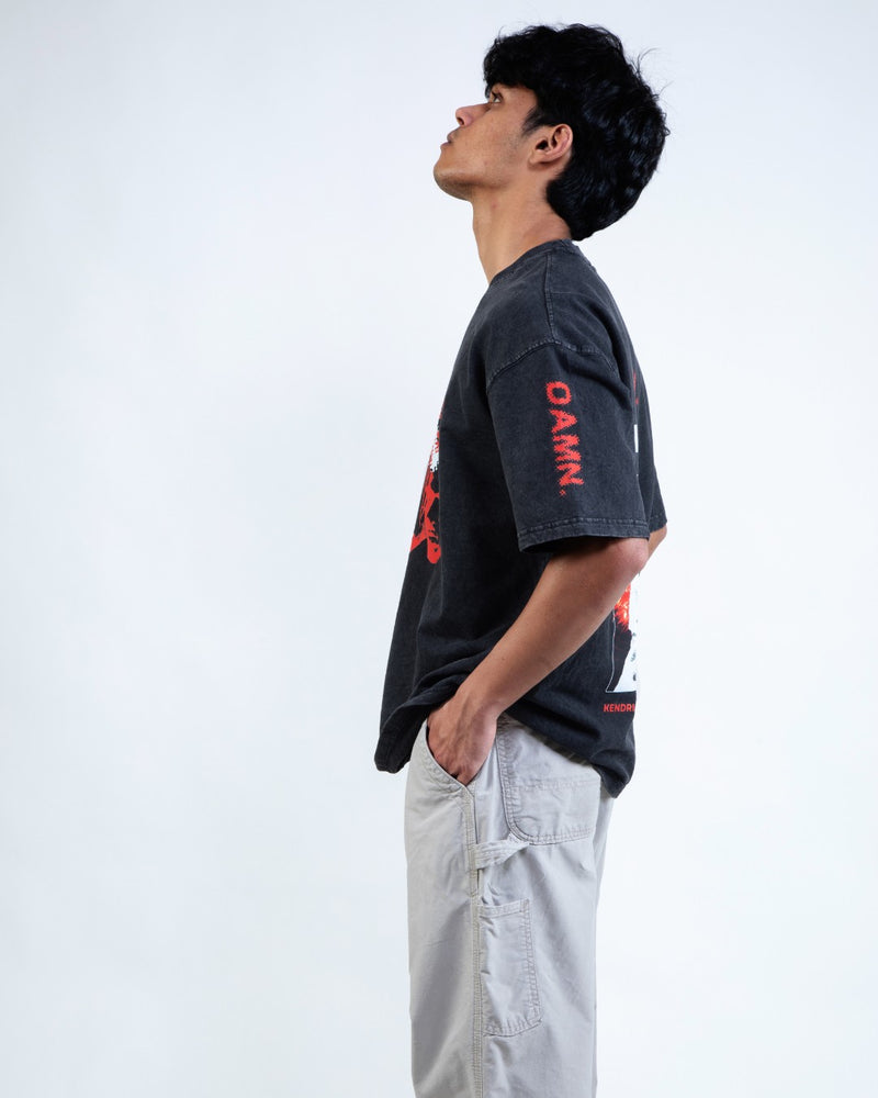 GOOD KID GONE ROGUE ACID WASH OVERSIZED TEE