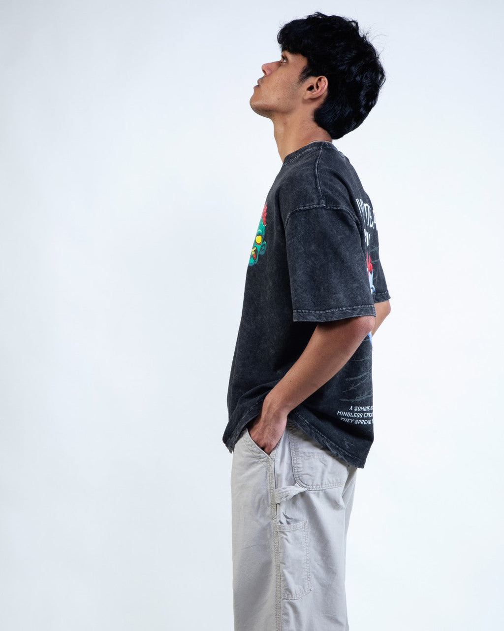 Alien Undead Invasion Oversized Tee – Horror Streetwear | OUR KARMA ...