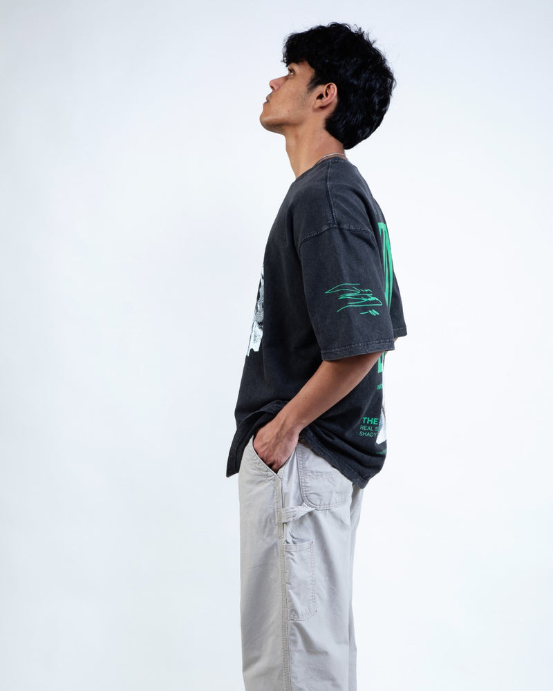 MARSHALL MODE ACID WASH OVERSIZED TEE