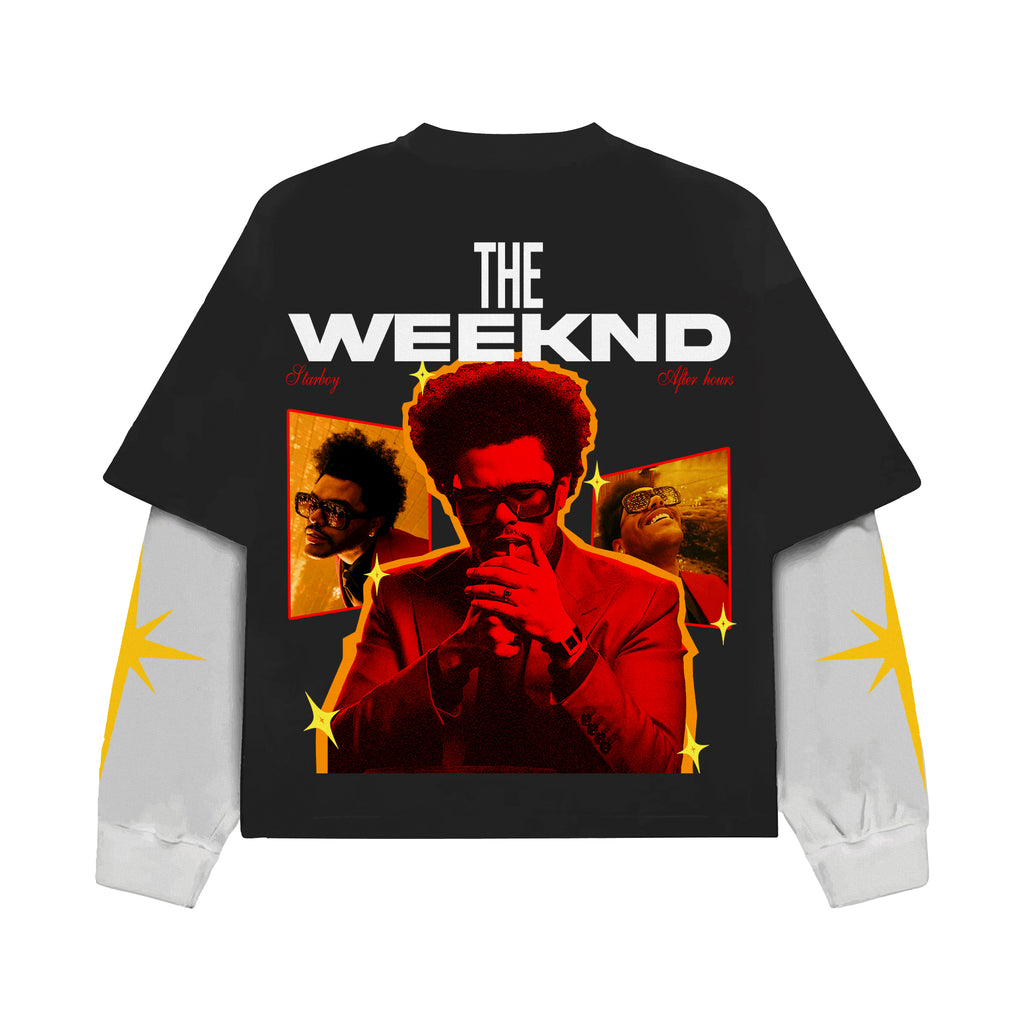 WEEKND VINTAGE OVERSIZED LONG SLEEVE TEE