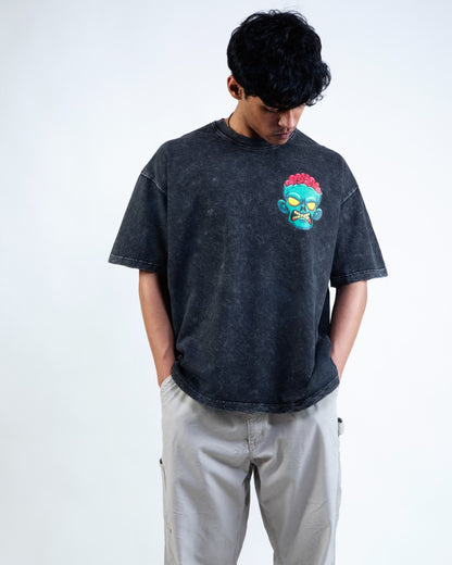 Alien Undead Invasion Oversized Tee
