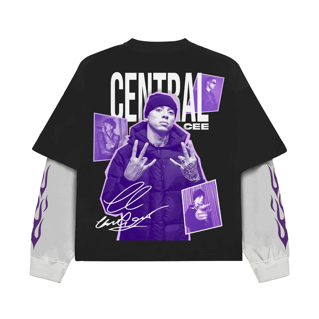 CENTRAL STREET OVERSIZED LONG SLEEVE TEE