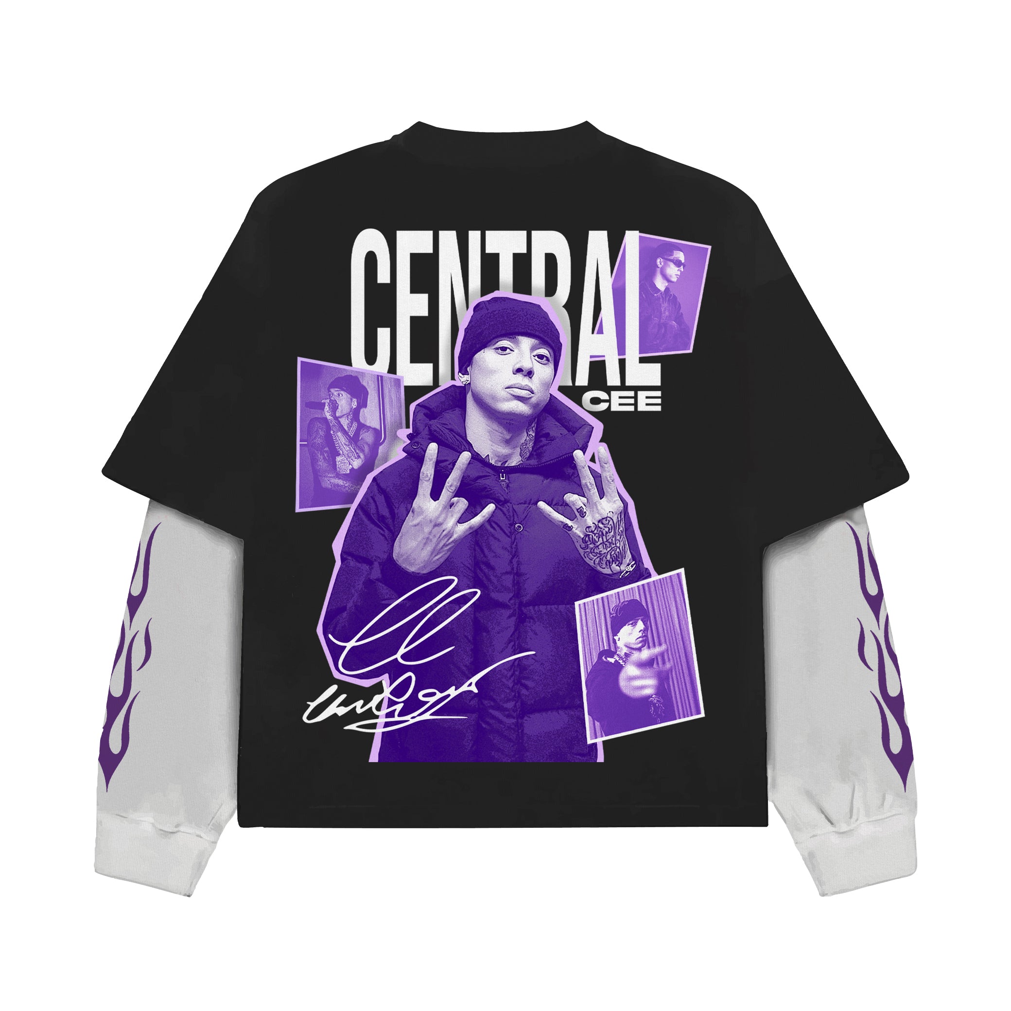 CENTRAL STREET OVERSIZED LONG SLEEVE TEE
