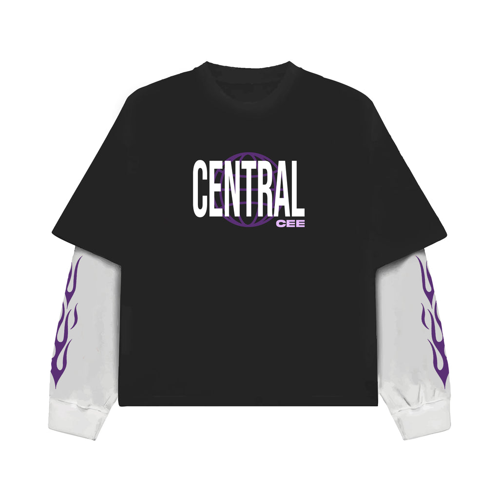 CENTRAL STREET OVERSIZED LONG SLEEVE TEE