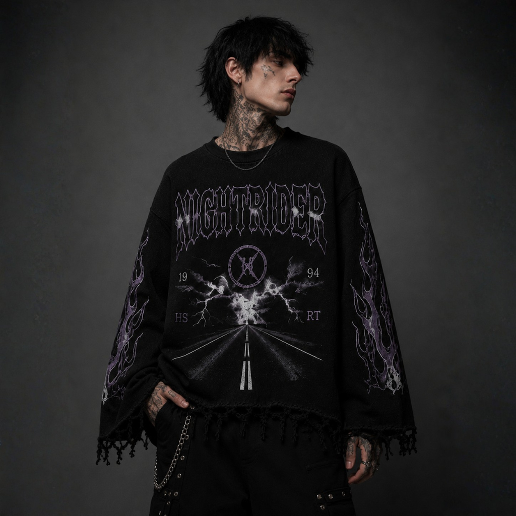 NIGHT RIDER WAFFLE KNIT