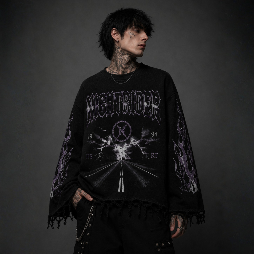 NIGHT RIDER WAFFLE KNIT
