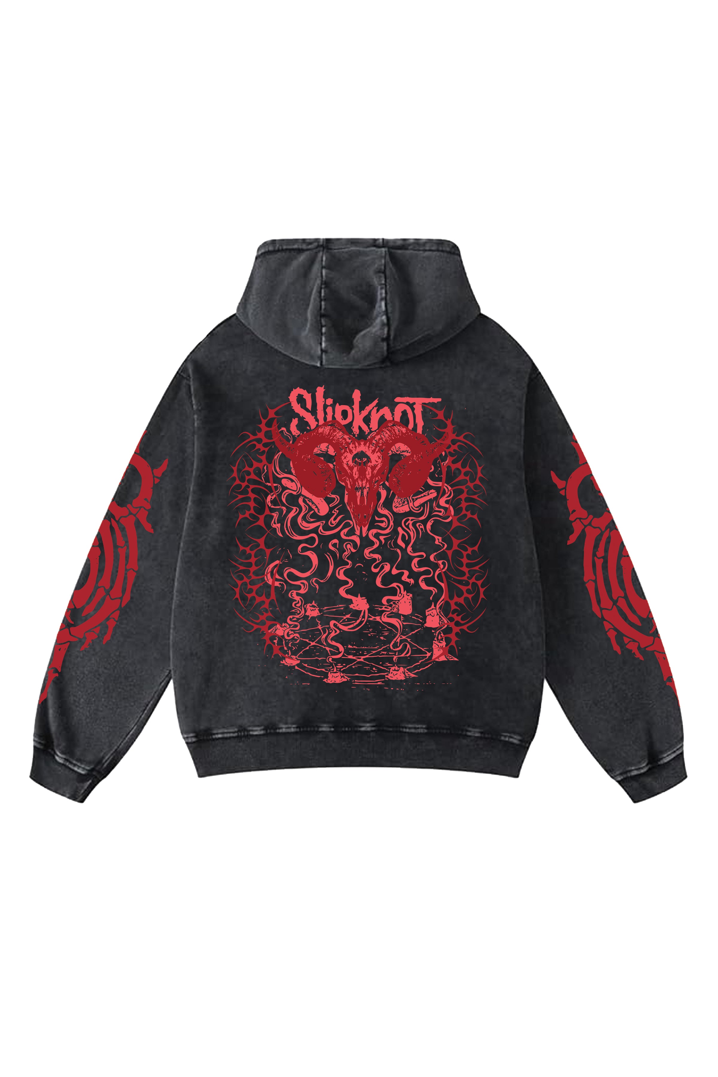 Slipknot Acid Wash Oversized Hoodie