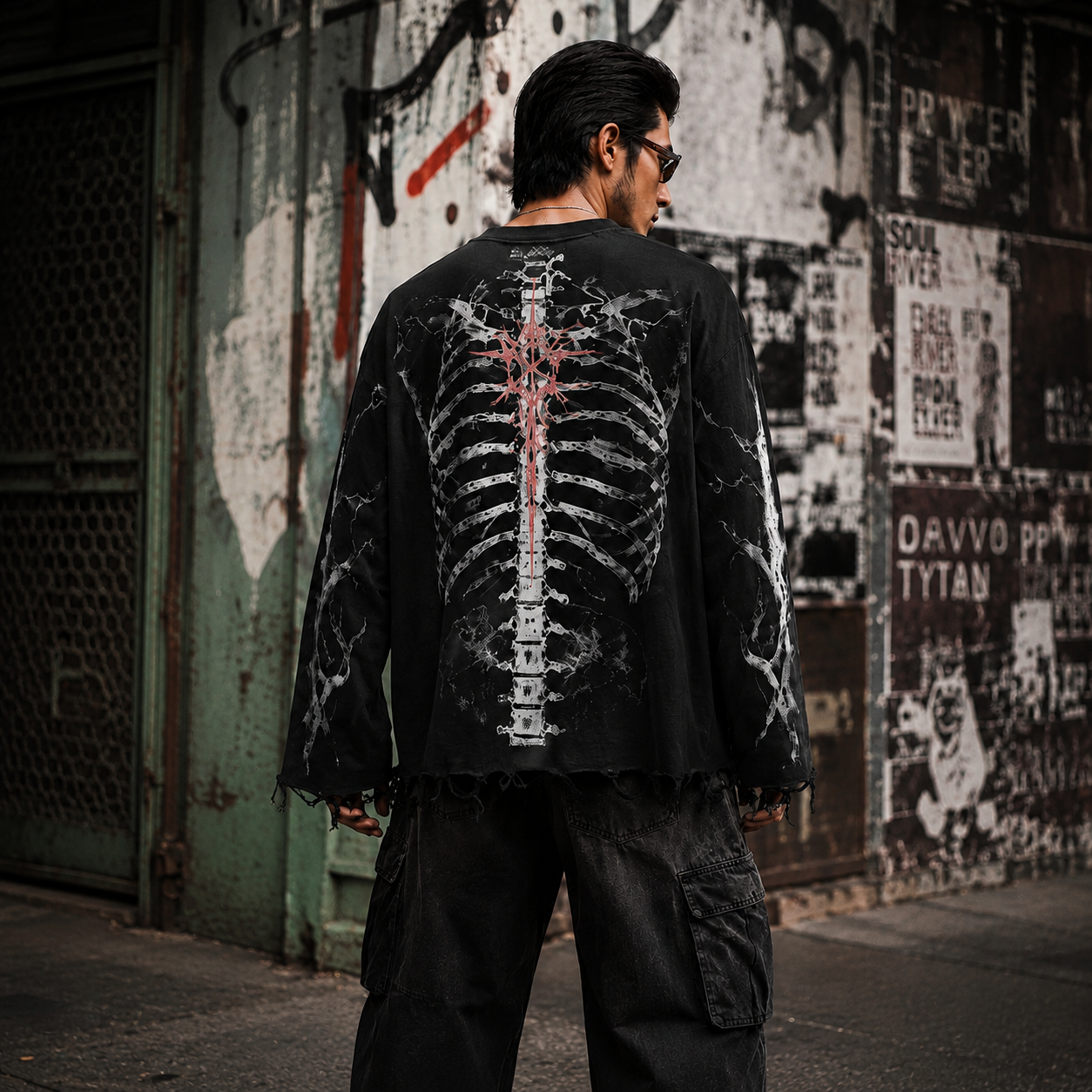 CURSED ANATOMY WAFFLE TEE