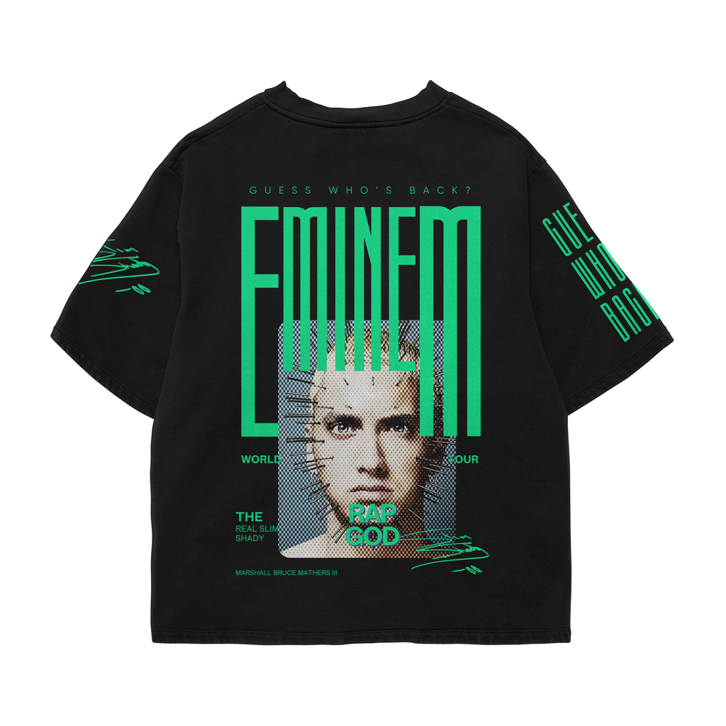 MARSHALL MODE BLACK OVERSIZED TEE