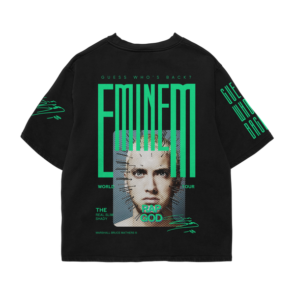 MARSHALL MODE BLACK OVERSIZED TEE