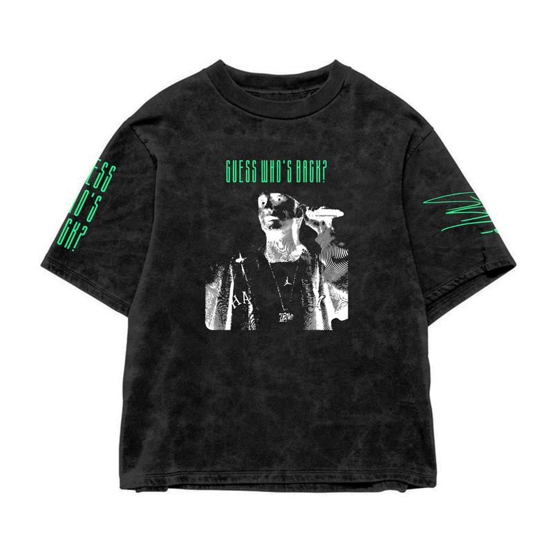 MARSHALL MODE ACID WASH OVERSIZED TEE