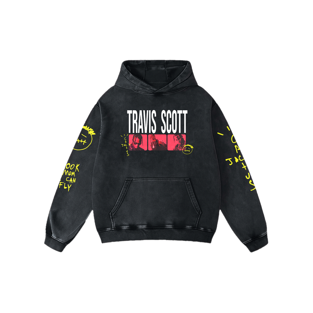 Travis Retro Oversized Hoodie