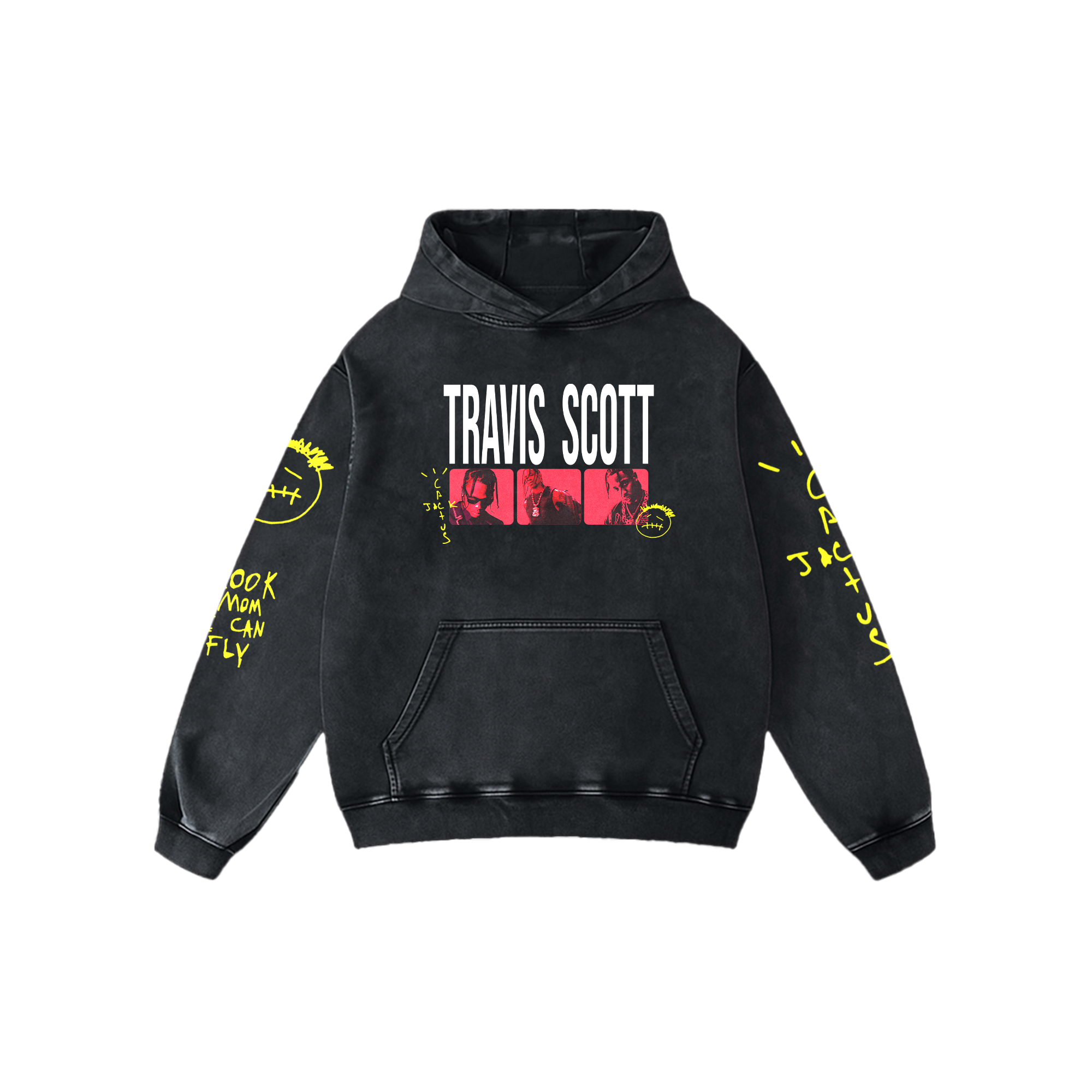 Travis Retro Oversized Hoodie