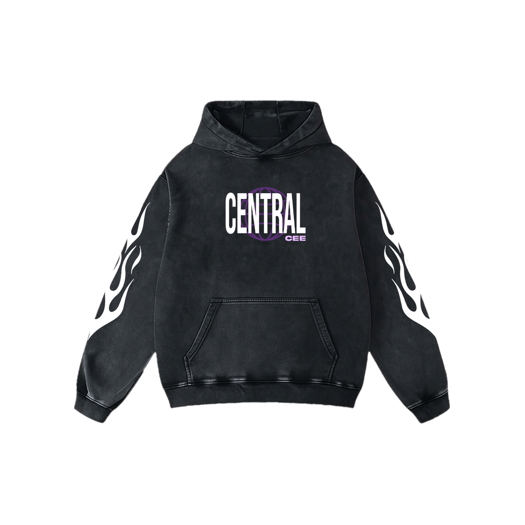 Central Street oversized hoodie urban streetwear design