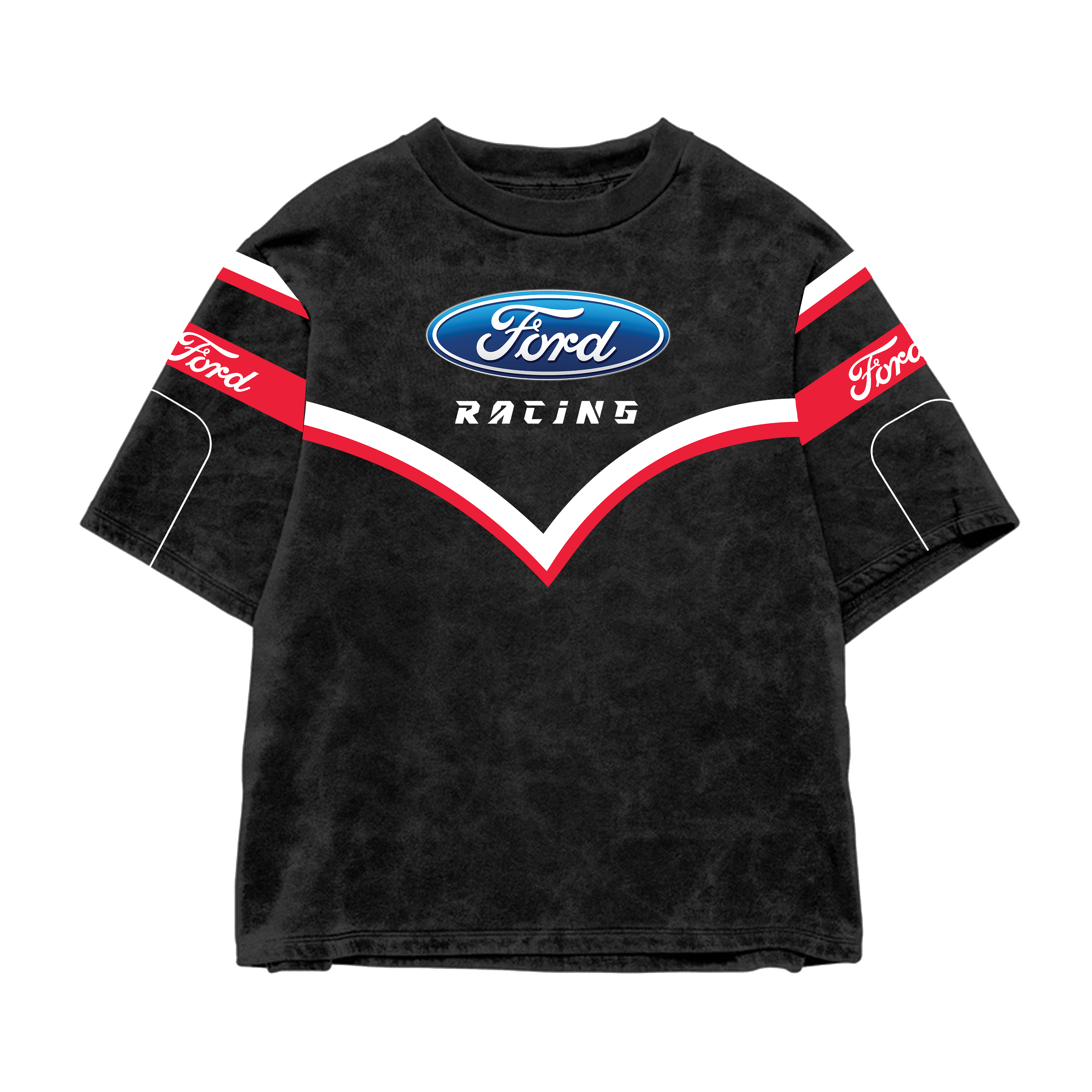 Ford Acid Wash Oversized Tee
