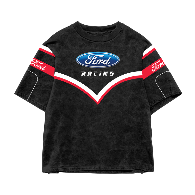 Ford Acid Wash Oversized Tee