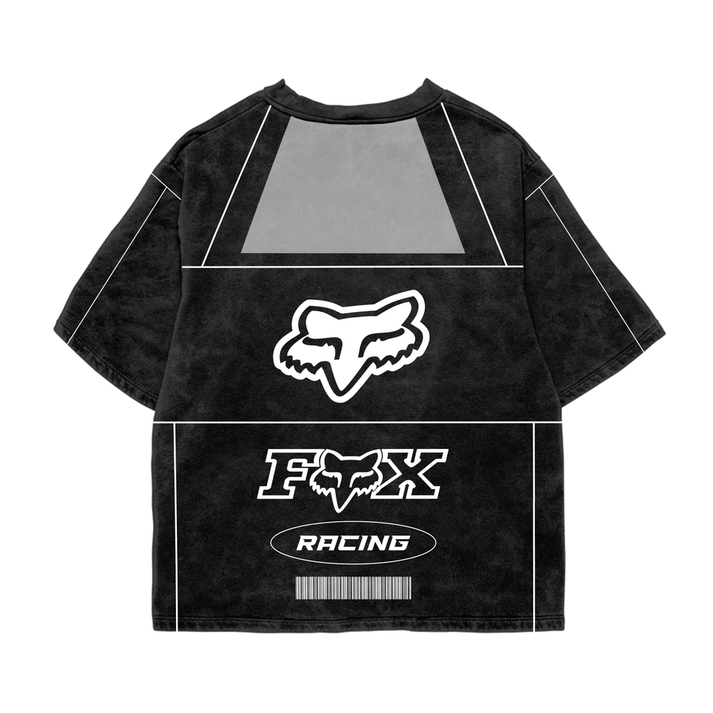 Fox Acid Wash Oversized Tee