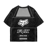 Fox Acid Wash Oversized Tee